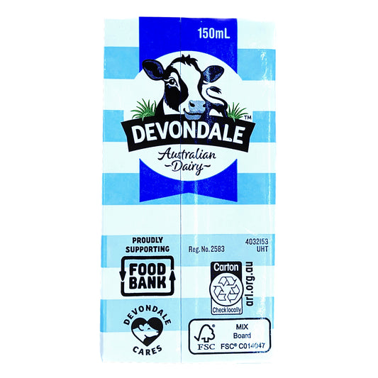 Devondale Pure Full Cream UHT Milk 150ml x 32